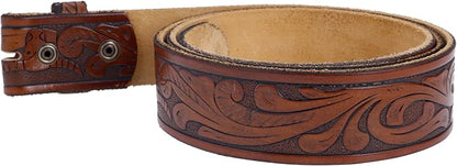 Gelante Genuine Full Grain Leather Belt Strap without Belt Buckle