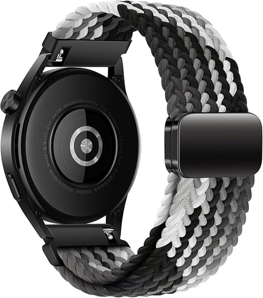 Mazoft Braided Sport Band Compatible with Samsung Galaxy Watch Band 7/FE/6/5/4/3 & Watch 5 Pro & 6/4 Classic &Gear S3/S2, 20mm & 22mm watch band for Samsung Watch 47mm 46mm 45mm 44mm 40mm 43/42/41mm