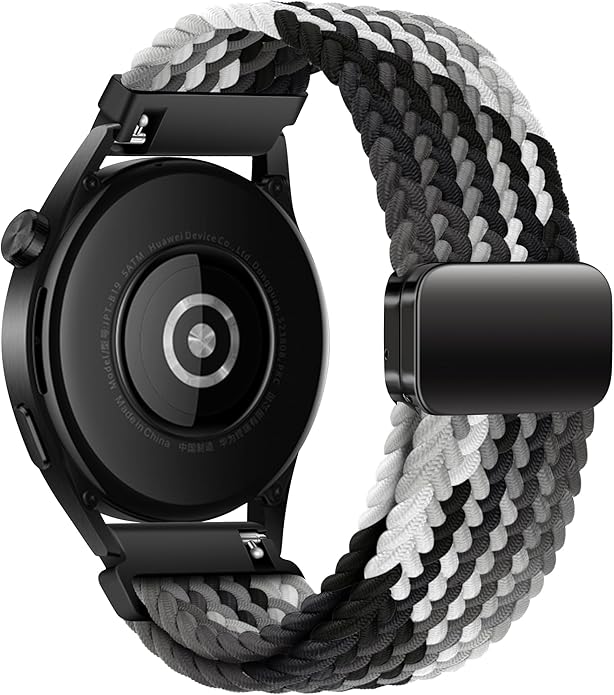 Mazoft Braided Sport Band Compatible with Samsung Galaxy Watch Band 7/FE/6/5/4/3 & Watch 5 Pro & 6/4 Classic &Gear S3/S2, 20mm & 22mm watch band for Samsung Watch 47mm 46mm 45mm 44mm 40mm 43/42/41mm