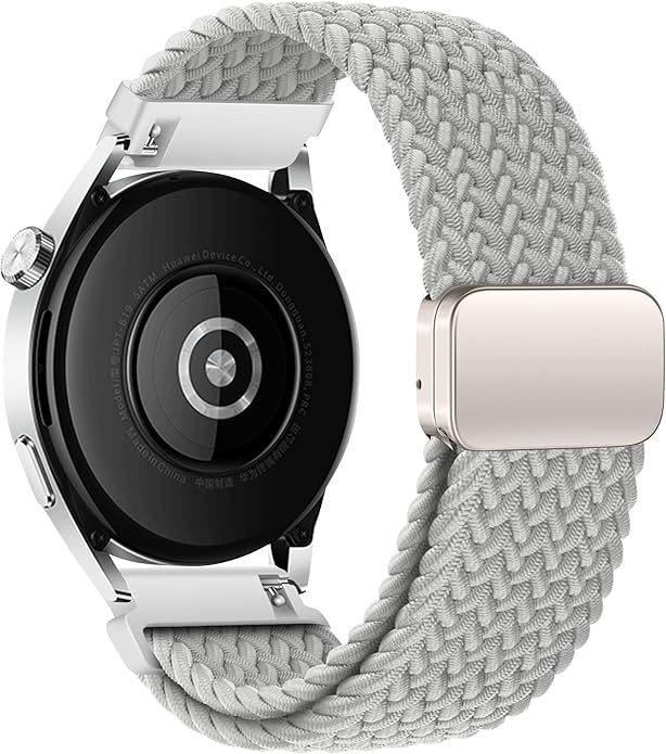 Mazoft Braided Sport Band Compatible with Samsung Galaxy Watch Band 7/FE/6/5/4/3 & Watch 5 Pro & 6/4 Classic &Gear S3/S2, 20mm & 22mm watch band for Samsung Watch 47mm 46mm 45mm 44mm 40mm 43/42/41mm