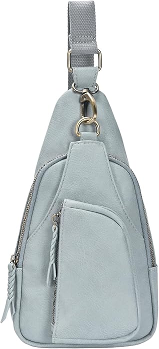 MMS Brands Antik Kraft Tasha Crossbody Sling | Vegan Leather Crossbody Bag for Women with 16-20" Strap | Sling Bags for Women