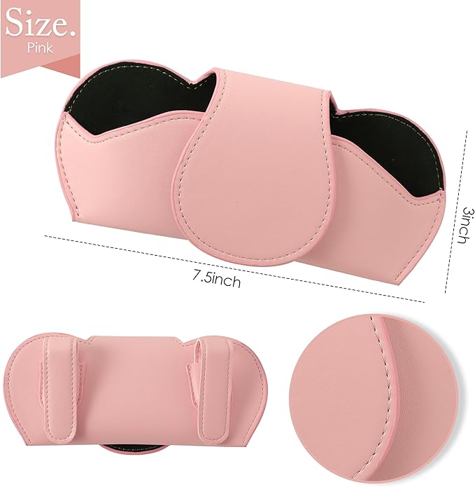 KINIVA Sunglass Clip & Holder, Magnetic Glasses Case for Car Organizer