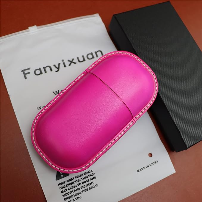 Leather Glasses Case Cowhide Vintage Men And Women Nearsighted Glasses Sunglasses Travel Anti-Crush Storage Box