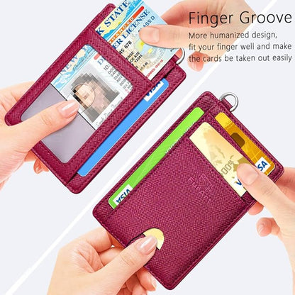 FurArt Slim Minimalist Wallet, Front Pocket Wallets, RFID Blocking, Credit Card Holder for Men