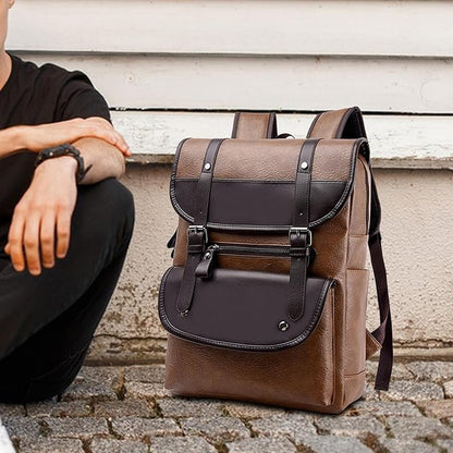 Laptop Backpack Stylish Waterproof Laptop Bag for Business Work Weekender Travel, khaki