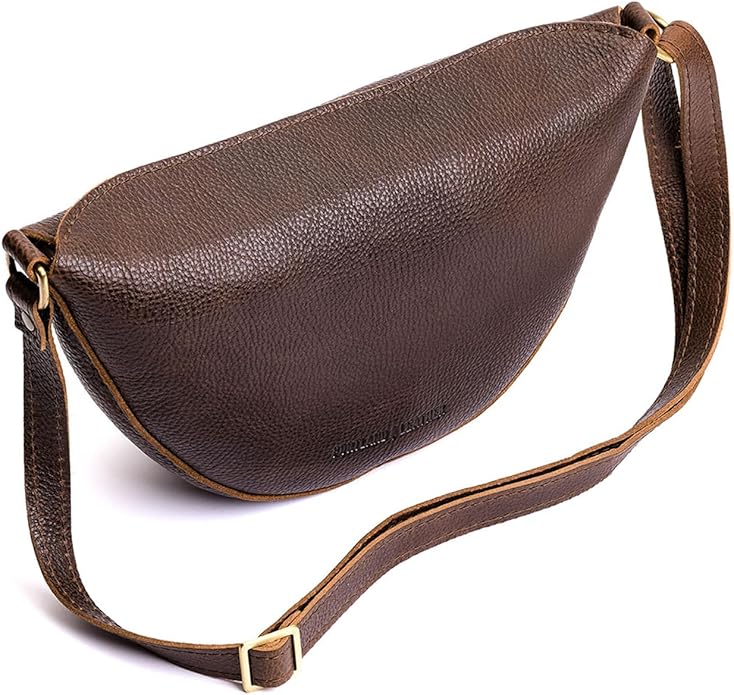 Portland Leather Goods Koala Sling Bag – Leather Sling with Adjustable Strap – Handmade from the Finest Full-Grain Hides