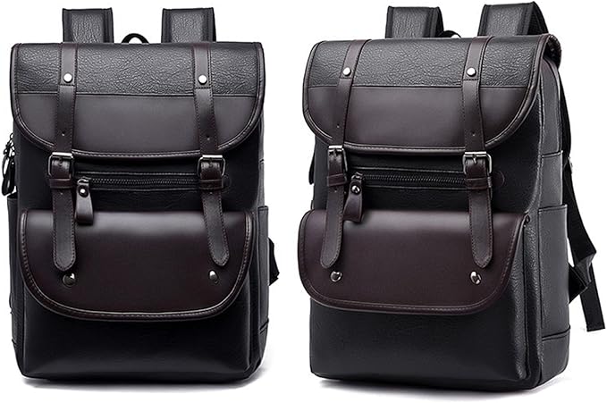 Laptop Backpack Stylish Waterproof Laptop Bag for Business Work Weekender Travel, black