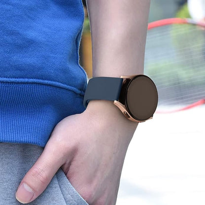 Meliya 22mm Watch Bands Quick Release Replacement Wristband, Soft Silicone Sport Replacement Straps for Men Women