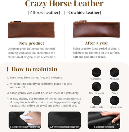 S-ZONE Sling Bag for Men Women RFID Blocking Genuine Leather Crossbody Shoulder Bag Backpack Hiking Daypack Travel | RFID Blocking, Genuine Leather, Hiking Daypack, Travel
