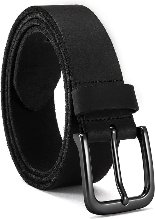 CHAOREN Full Grain Leather Belt for Men, Work Belts for Men Heavy Duty, Daily Wear for Jeans Pants