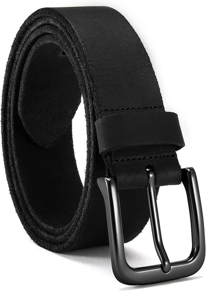 CHAOREN Full Grain Leather Belt for Men, Work Belts for Men Heavy Duty, Daily Wear for Jeans Pants