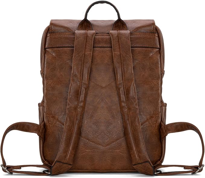 Montana West Wrangler Laptop Backpack with USB Charging Port, Vintage Travel Work College Bookbag for Women Men