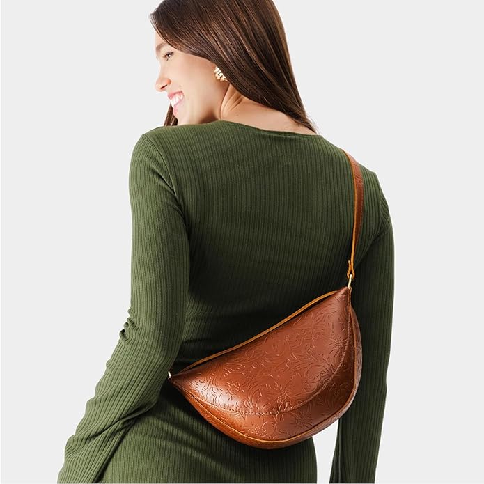 Portland Leather Goods Koala Sling Bag – Leather Sling with Adjustable Strap – Handmade from the Finest Full-Grain Hides