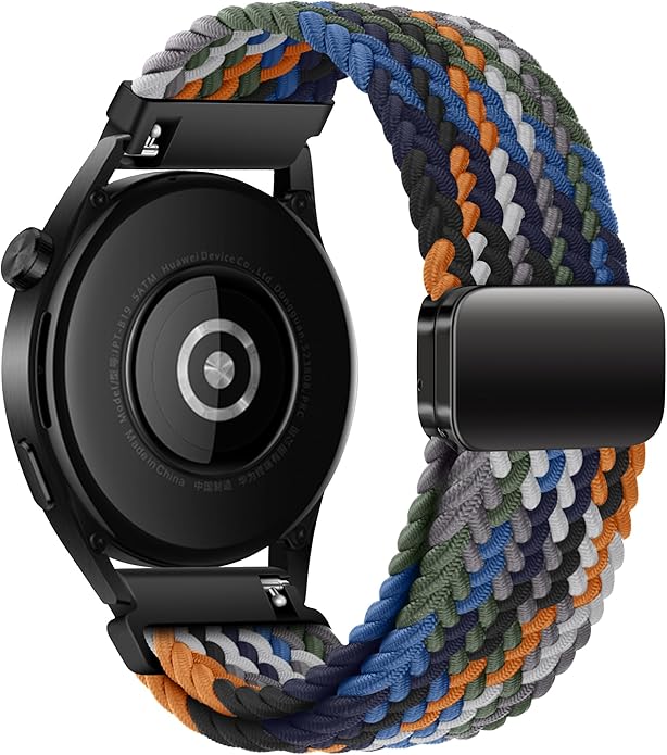 Mazoft Braided Sport Band Compatible with Samsung Galaxy Watch Band 7/FE/6/5/4/3 & Watch 5 Pro & 6/4 Classic &Gear S3/S2, 20mm & 22mm watch band for Samsung Watch 47mm 46mm 45mm 44mm 40mm 43/42/41mm