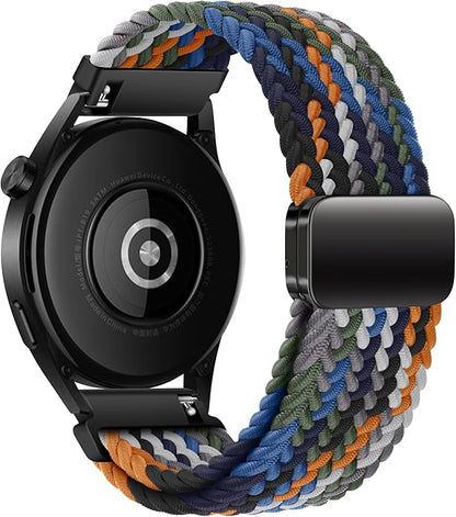Mazoft Braided Sport Band Compatible with Samsung Galaxy Watch Band 7/FE/6/5/4/3 & Watch 5 Pro & 6/4 Classic &Gear S3/S2, 20mm & 22mm watch band for Samsung Watch 47mm 46mm 45mm 44mm 40mm 43/42/41mm
