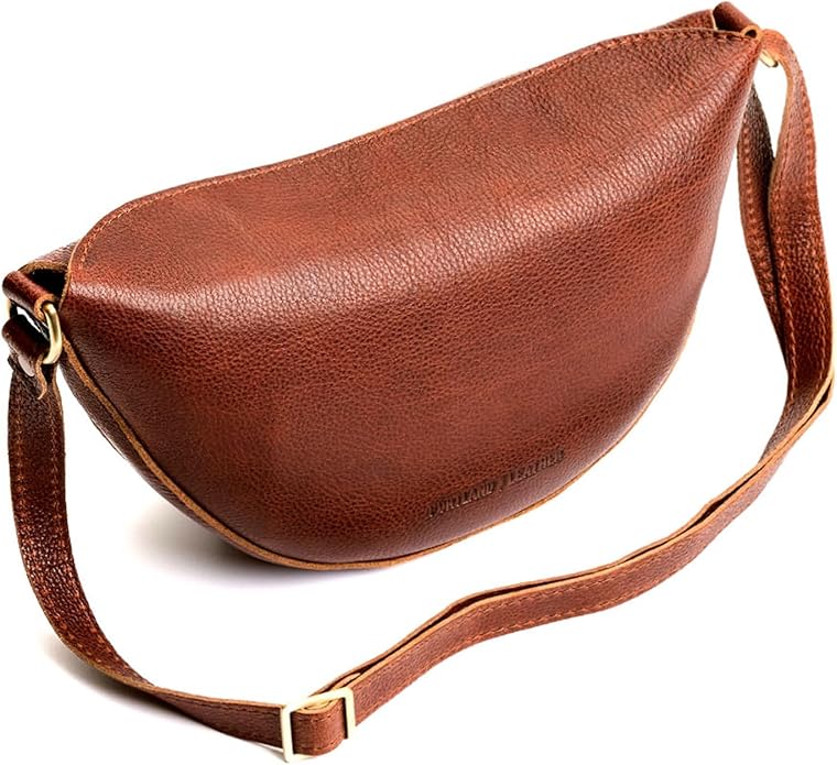 Portland Leather Goods Koala Sling Bag – Leather Sling with Adjustable Strap – Handmade from the Finest Full-Grain Hides