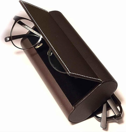 Glasses Case for 2 Storage Portable Compact Slim Two-Piece Soft Case Hard Case