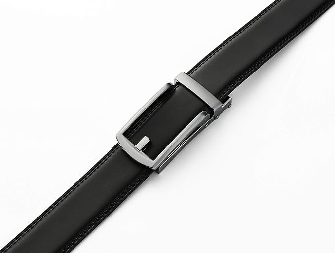 CHAOREN Mens Dress Belt - Ratchet Belt Leather 1 1/4" Comfort Click - Perfect Companion to Mens Dress Shoes