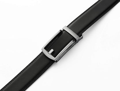 CHAOREN Mens Dress Belt - Ratchet Belt Leather 1 1/4" Comfort Click - Perfect Companion to Mens Dress Shoes