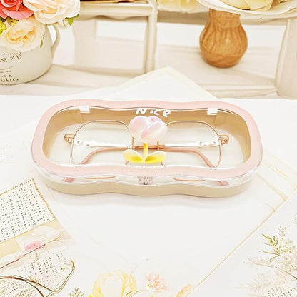Glasses Case Hard Shell, Cute Sunglasses Case, Glass Cases for Eyeglasses Women, Reading Eye Glass Cases