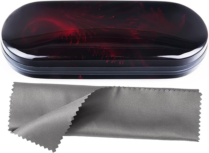 Vemiss Hard Shell Eyeglass Cases, Lightweight Portable Glasses Case for Women Men