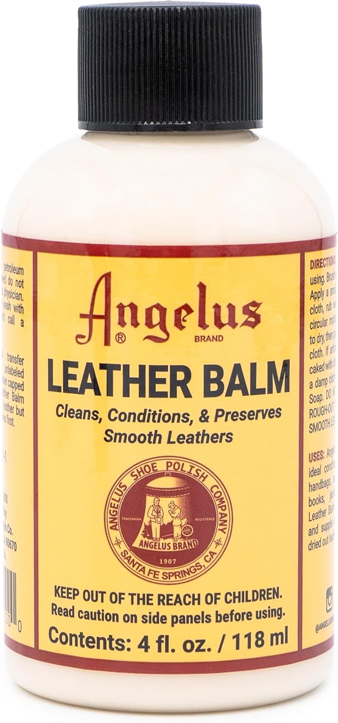 Angelus Leather Conditioning Balm, 4oz bottle (210-04-000)