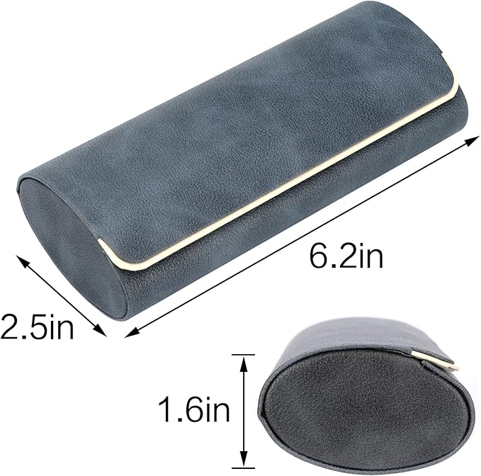 Vemiss Hard Shell Eyeglass Cases, Lightweight Portable Glasses Case for Women Men