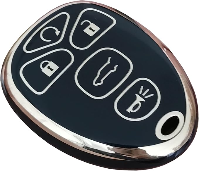 for Chevrolet Key Fob Cover Fit for Chevy Suburban Tahoe Traverse Buick Enclave Cadillac Escalade GMC Yukon