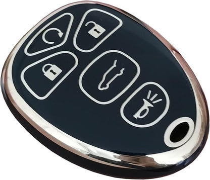 for Chevrolet Key Fob Cover Fit for Chevy Suburban Tahoe Traverse Buick Enclave Cadillac Escalade GMC Yukon