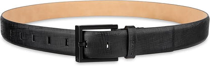 Calvin Klein Men's Leather Dress Belt - Sleek Modern Style for Business & Everyday Wear
