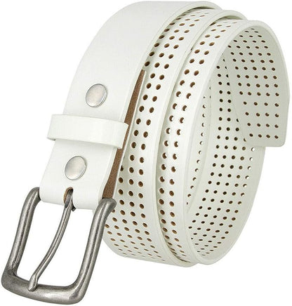 Western Floral Engraved Embossed Tooled Genuine Leather Belt Strap or Belt 1-1/2"(38mm) Wide, Multi-Style Options