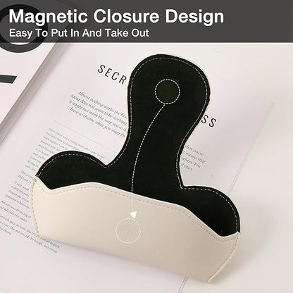 KINIVA Sunglass Clip & Holder, Magnetic Glasses Case for Car Organizer