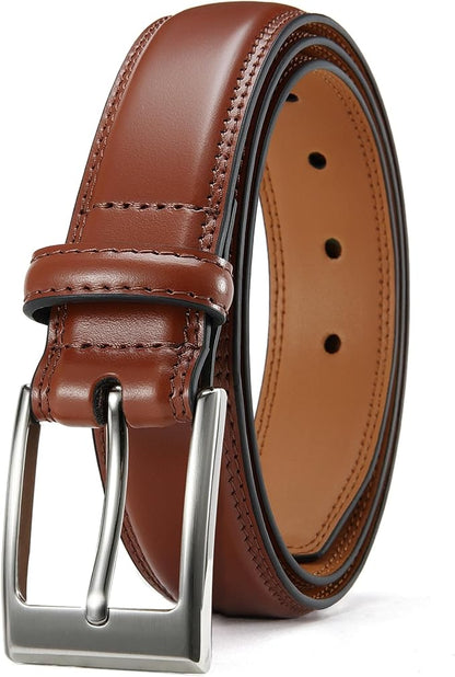 CHAOREN Mens Belts Leather Gift for Men - Ideal Match for Mens Dress Shoes
