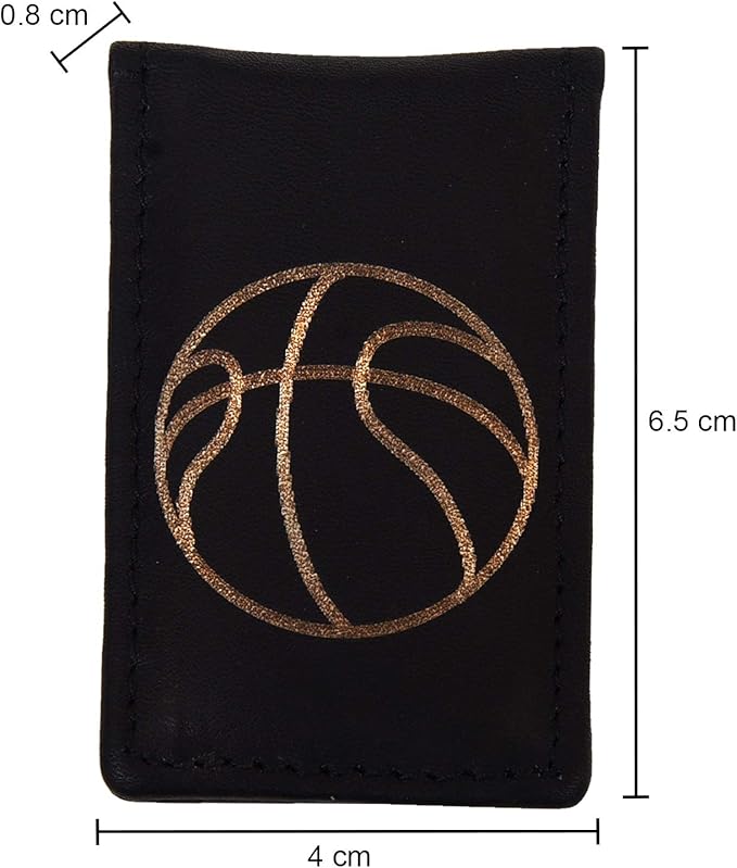 LB LEATHERBOSS Men's New Leather Strong Magnetic Money Clip