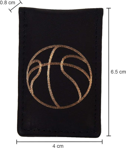 LB LEATHERBOSS Men's New Leather Strong Magnetic Money Clip