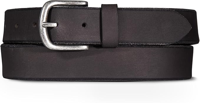 Lucky Brand Men's Jeans Leather Belt| Classic| Casual| Dress| Everyday| American Heritage| Genuine Leather| Metal Buckle