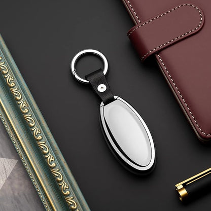 Compatible with Nissan Key Fob Cover Altima Maxima Rogue Armada Pathfinder Compatible with Infiniti Key Fob Cover Silver TPU Protector Car Key Holder Case Accessories