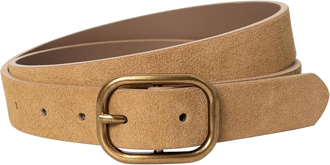 MJNUONE Leopard Print Belt for Women Leather Waist Belts Classic Needle Buckle Animal Printed forJeans dress Party Outfits