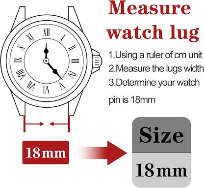 18mm Metal Bands for Garmin Venu 3S / Venu 4 41mm / Venu 2S / Vivoactive 4S / Vivomove 3S / Forerunner 265s Watch Bands, Quick Release Stainless Steel Metal Replacement Wristband Strap for Garmin Forerunner 255s/265s Bands Women Men