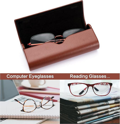 Vemiss Hard Shell Eyeglass Cases, Lightweight Portable Glasses Case for Women Men