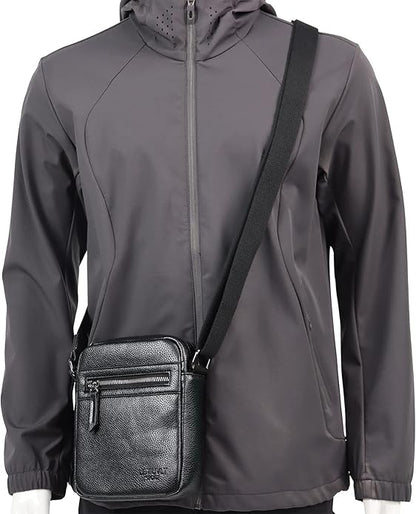 Small/Medium Crossbody bag for men shoulder bag mens purse satchel leather messenger bag gift man