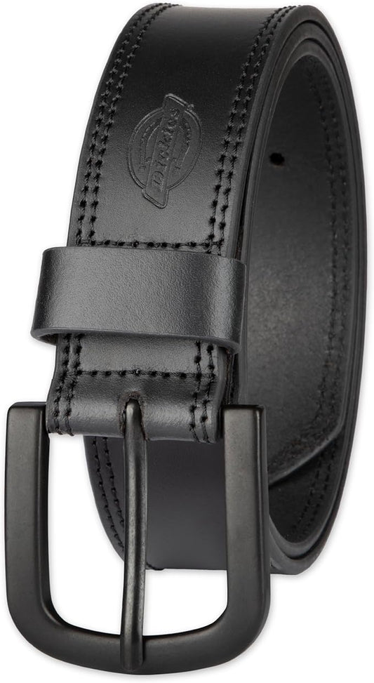 Dickies mens Genuine Leather Belt – Durable Casual Style, Regular & Big and Tall Sizes