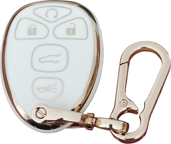 for Chevrolet Key Fob Cover Fit for Chevy Suburban Tahoe Traverse Buick Enclave Cadillac Escalade GMC Yukon