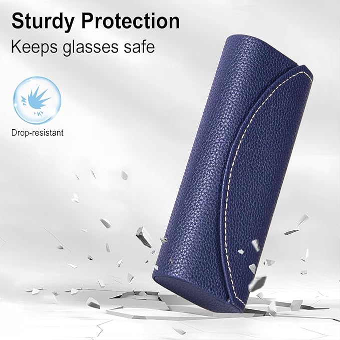RayLove Ultimate Glasses Case Kit, Hard Shell Sunglasses and Eyeglass Case with Cleaning Cloth, Screwdriver, Ear Hooks