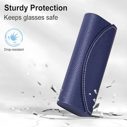 RayLove Ultimate Glasses Case Kit, Hard Shell Sunglasses and Eyeglass Case with Cleaning Cloth, Screwdriver, Ear Hooks