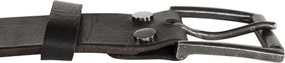 Lucky Brand Men's Jeans Leather Belt| Classic| Casual| Dress| Everyday| American Heritage| Genuine Leather| Metal Buckle
