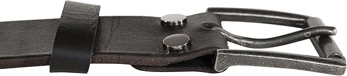 Lucky Brand Men's Jeans Leather Belt| Classic| Casual| Dress| Everyday| American Heritage| Genuine Leather| Metal Buckle