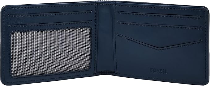 Fossil Men's Leather Slim Minimalist Bifold Front Pocket Wallet for Men