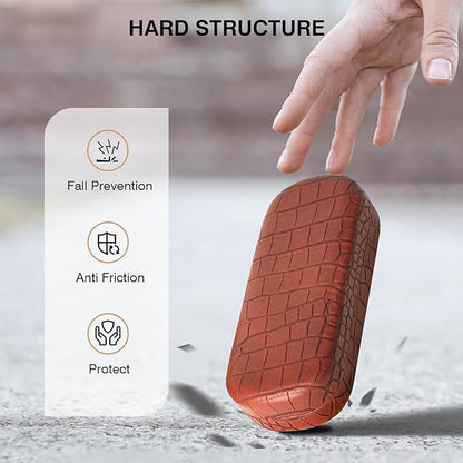 Marvolia Glasses Case Large Hard Shell Eyeglasses Case PU Leather Protective Case for Sunglasses Eyeglasses