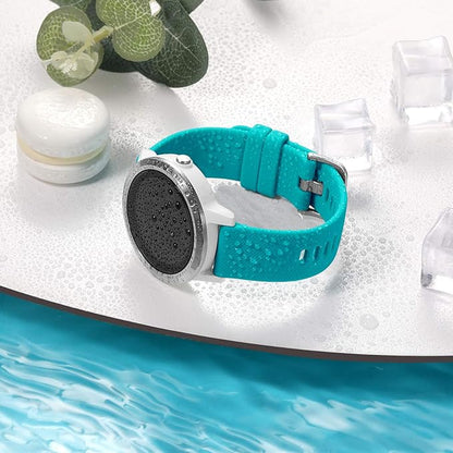 GEAK Compatible with Garmin Vivoactive 5 Watch Bands/Garmin Vivoactive 3 Watch Bands,20mm Silicone Band for Vivoactive 3 Music/Vivomove Sport,Forerunner 645/245 Music Smartwatch Women Men Teal